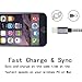 Kiomi iPhone Cable 3', 6', 10' Lightning to USB Charger, 8 Pin Lightning to USB Sync and Charging Cable Cord for iPhone 7/7 Plus, 6/6S, 5/5S/5C/SE, iPad, iPod Nano 7 - Grey White - 4 Piece