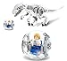 HKF 2 Pieces Large Size Jurassic World Tyrannosaurus Rex Toys Set - Dinosaur Building Toys Great Gift for Kids