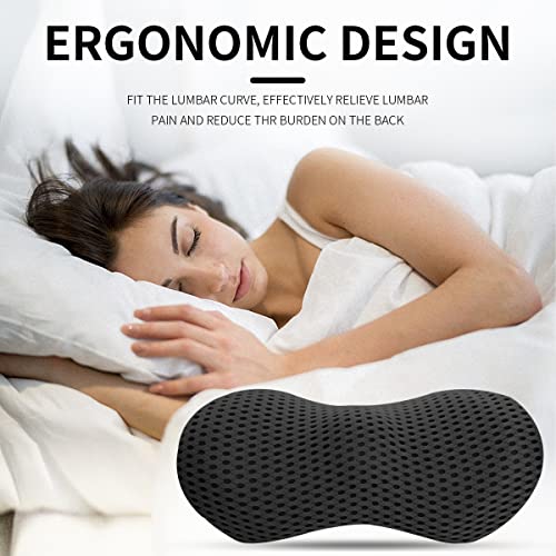 kasney Lumbar Support Pillow Ergonomic Memory Foam Lumbar Pillow