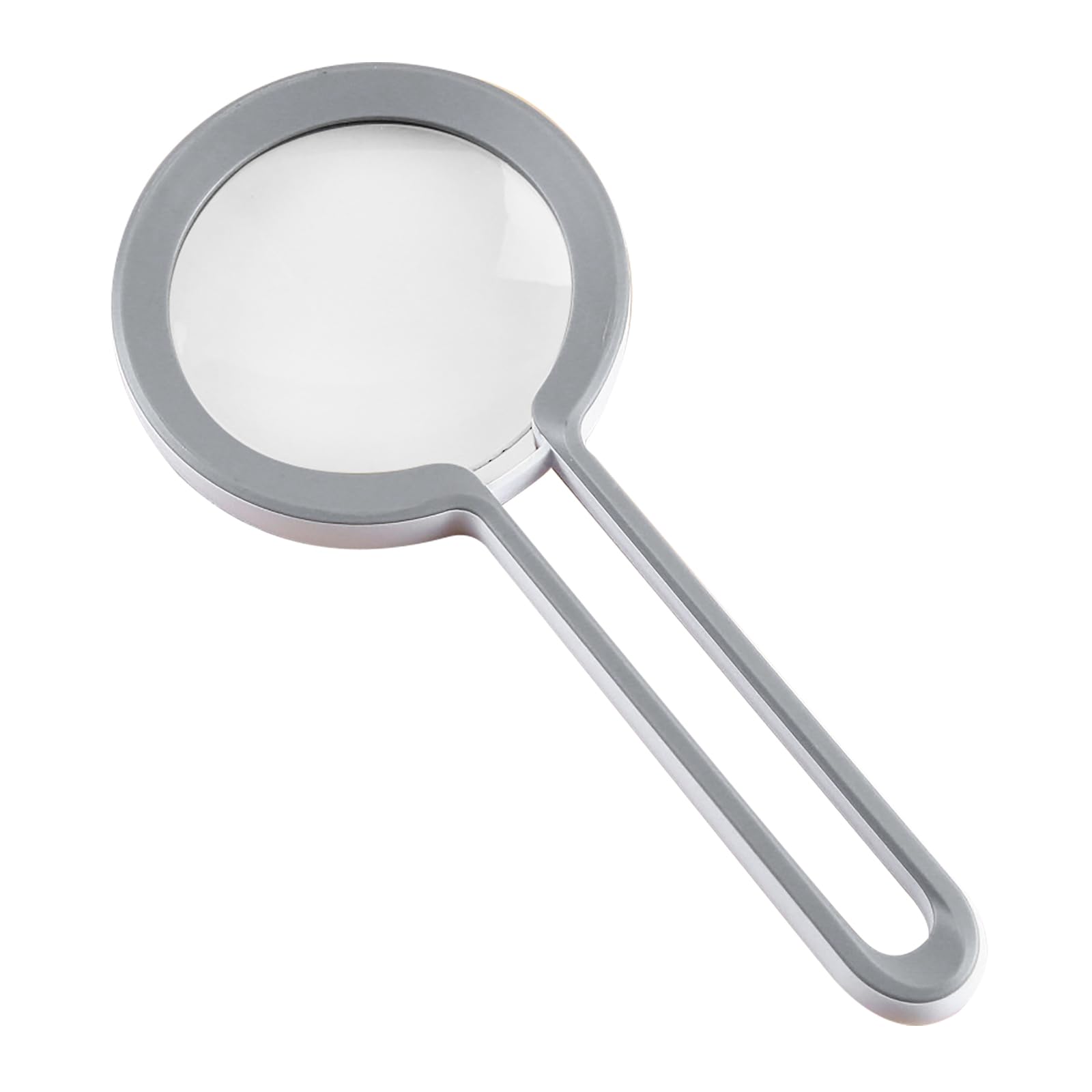 Magnifying Glass 10X Acrylic Lens Handheld Reading Magnifier for Seniors Reading Newspapers Stamp Operation Instruction Inspection Coins Kids Explore Science
