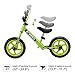 ENKEEO 12 Sport Balance Bike No Pedal Walking Bicycle with Carbon Steel Frame, Adjustable Handlebar and Seat, 110lbs Capacity for Ages 2 to 6 Years Old, Green