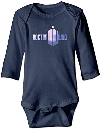 Cotton Tv Show Doctor Who Logo Baby Onesie Bodysuits