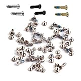 Afeax Compatible with iPhone Full Screw Set Replacment with Bottom Pentalobe Screws for iPhone 7 Plus Silver/Black/Gold