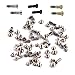 Afeax Compatible Full Screw Set Replacment with Bottom Pentalobe Screws for iPhone 6s Plus Space Grey/Silver/Gold (iphone6s Plus 5.5inch)
