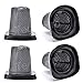 Techypro F-25 F25 Dust Cup Filter for Royal Dirt Devil Vacuums, 4 Pack Replacement Parts for 083405 083450 SD20000 Series, Replace Part # 2SV1102000