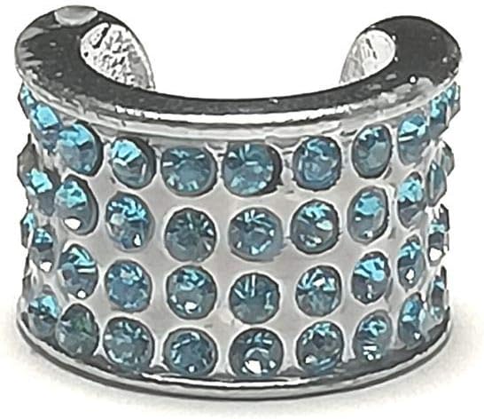 Stethoscope Charms Jewelry - Crystal Turquoise Strass