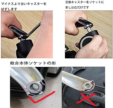 Amazon Co Jp Walant ウレタンキャスター Oaオフィスチェア用ホイール 変換ゴムキャスター ホイール差込式 360度回転 取替え キャスター 静音 傷つけにくい 適応穴直径 11mm シャフト長 22mm 5個セット ダークグレー ホーム キッチン