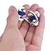 SMARTED Flippy Key Chain Fidget toy for Kids Adults Fidgeter Focused Concentrate ADHD Keep Hand Busy Stress 2 Pieces (Blue)