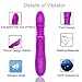 Orlena Heating Dual Motors Rabbit Clitoral Vibrator,G Spot Clit Dildo Vibrators for Women with Thrusting & Vibration,Waterproof Clitoral G Spotter Stimulator Toys,Adult Sex Toys for Women and Couples
