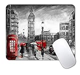 IMAYONDIA London Mouse pad, Oil Painting Print