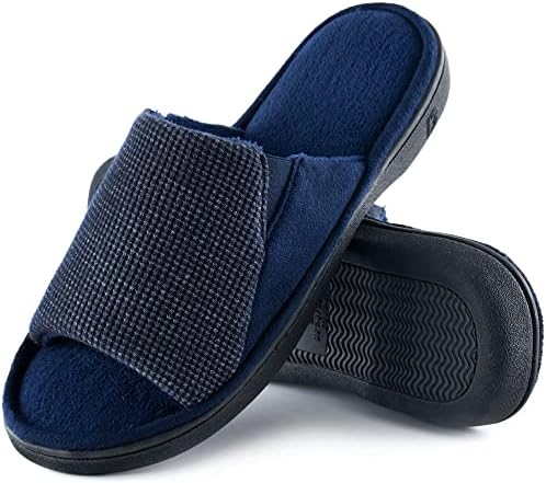 Open Toe Best Men's Slippers Amazon Honalika Cozy Men's Open