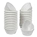 Mr Miracle Standard Size Baking Cups - Premium Quality, White, Grease-Proof, Oven & Microwave Safe Cupcake Liners - 500 Pack Paper Baking Cups for Muffins, Desserts & More