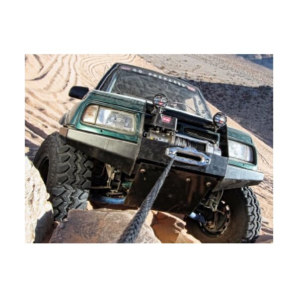 WARN 26502 M8000 Series Electric 12V Winch with Steel Cable Wire Rope