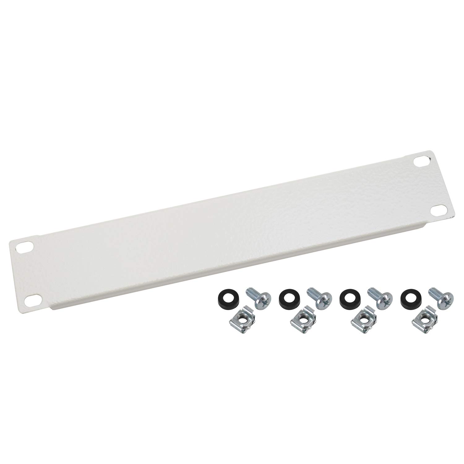 HMF 63370-07 blind cover for server cabinet, 10 inches, 1 U, light grey