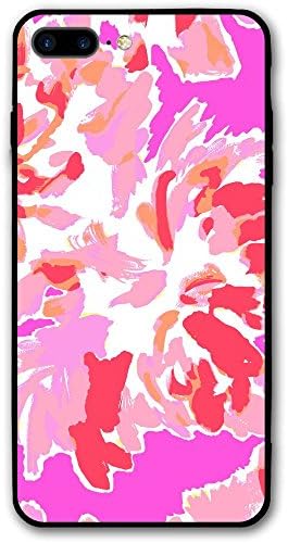 Pink Prints Iphone 7/Iphone 8 Plus Case Ultra Slim Soft Flexible TPU Clear Shockproof Silicone Skin Protective Back Cover For IPhone 7/Iphone 8 Plus 5.5 Inch