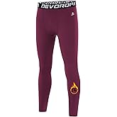 DEVOROPA Youth Boys' Compression Leggings Sports Tights Fleece Lined Thermal Base Layer Pants