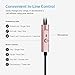 Earbuds, GGMM Wired Earphones Noise Isolating Headphones Earbuds with Microphone Heavy Deep Bass Earphones Ear Buds, in Ear Headphones Fits All 3.5mm Interface Device (C700-Gold)