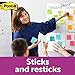 Post-it Super Sticky Notes, 5 Sticky Note Pads, 3 x 3 in., School Supplies, Office Products, 2X The Sticking Power, Supernova Neons Collection