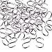 Axe Sickle 120 Pcs 1.2 Inch S Hook Connectors Metal Hanging Hooks for Hanging Products or Items, Chain Hardware