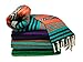 Spirit Quest Supplies Bodhi Blanket Mexican Style Throw Blanket - Falsa Blanket for Yoga, Picnics, Beach, Tapestry, Camping, More (Kokopelli: Rust Red, Teal, Salmon Pink, Black, Grey)
