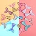 Blulu 60 Pieces Mermaid Tail Slime Charms Resin Flatback Glitter Slime Beads for Scrapbooking Jewelry Making DIY Crafts, 10 Colors