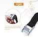 AIEVE Tie Down Straps, 2 Pack 6.5 Ft Adjustable Cargo Lashing Straps Heavy Duty Ratchet Tie Down Straps with Cambuckle for Motorcycle,Car,Truck,Boat,Trailer,SUP Kayak,Luggage Moving,Black