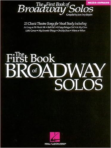 The First Book Of Broadway Solos Mezzo Soprano Edition Boytim Joan Frey 0073999084436 Amazon Com Books