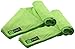 FIT SPIRIT Microfiber Sport Towel and Hand Towel, Green