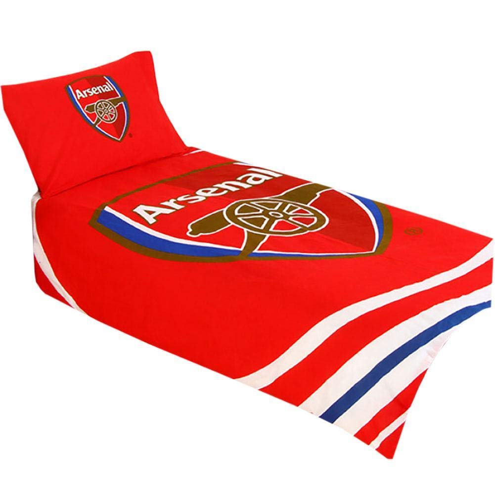Arsenal F.C. Official Pulse' Reversible Single Duvet Quilt Cover Set