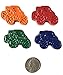 MinifigFans 48 Monster Truck Crayons - Birthday Party Favors - 12 Sets of 4 Crayons - Made in the USA
