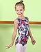 BAOHULU Leotard for Toddler Girls Gymnastics Shiny Athletic Dance Clothes Active Wear B136_Feather_10A