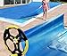 VINGLI 18 Feet Pool Cover Reel Inground Swimming Pool Solar Blanket Roller Reel