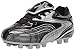 Vizari Striker FG Soccer Shoes | Firm Ground Cleats for Outdoor Surfaces and Fields | Lightweight and Easy to wear Youth Outdoor Soccer Cleats | Black/Silver | 11 Little Kid