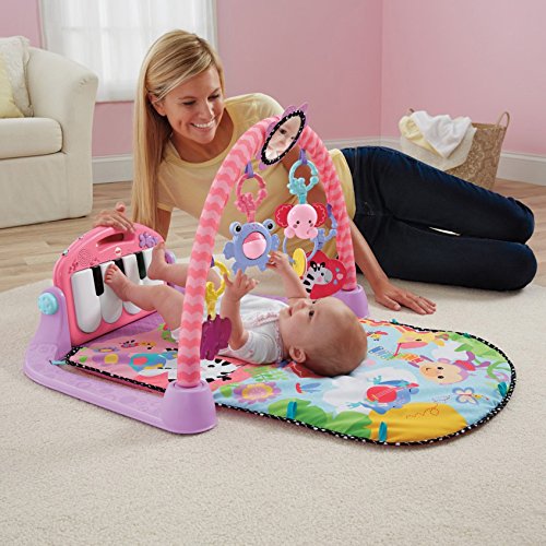 Fisher-Price Kick 'n Play Piano Gym, Pink - Thumbnail 5