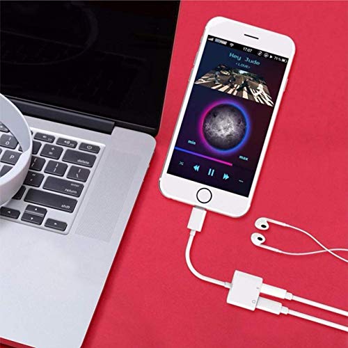 image for Ambrrhty Headphone Adapter 3.5mm Jack Adapter Charger for iPhone7/7Plu