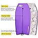 Goplus 41 inch Super Bodyboard Body Board EPS Core, IXPE Deck, HDPE Slick Bottom with Leash, Light Weight Perfect Surfing for Kids and Adults (Purple)
