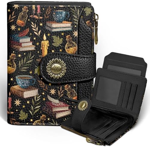 Amazon.com: Mayski Goth Skull Garden Gothic Small RFID Wallet