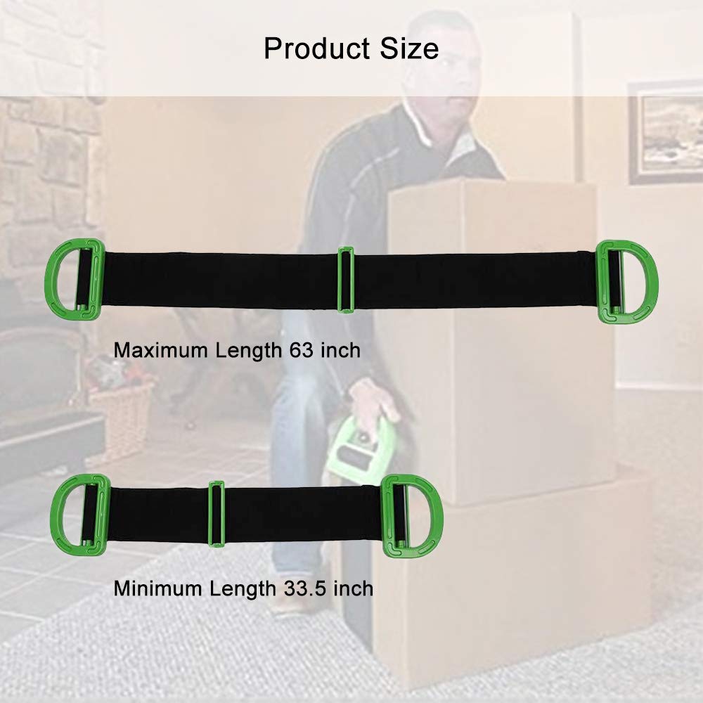 Adjustable Moving Straps Heavy Objects Lifting and Carrying Straps for