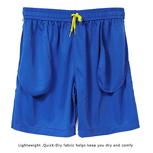 image for LUWELL PRO Mens Gym Workout Shorts Running Short Quick Dry Shorts Mesh