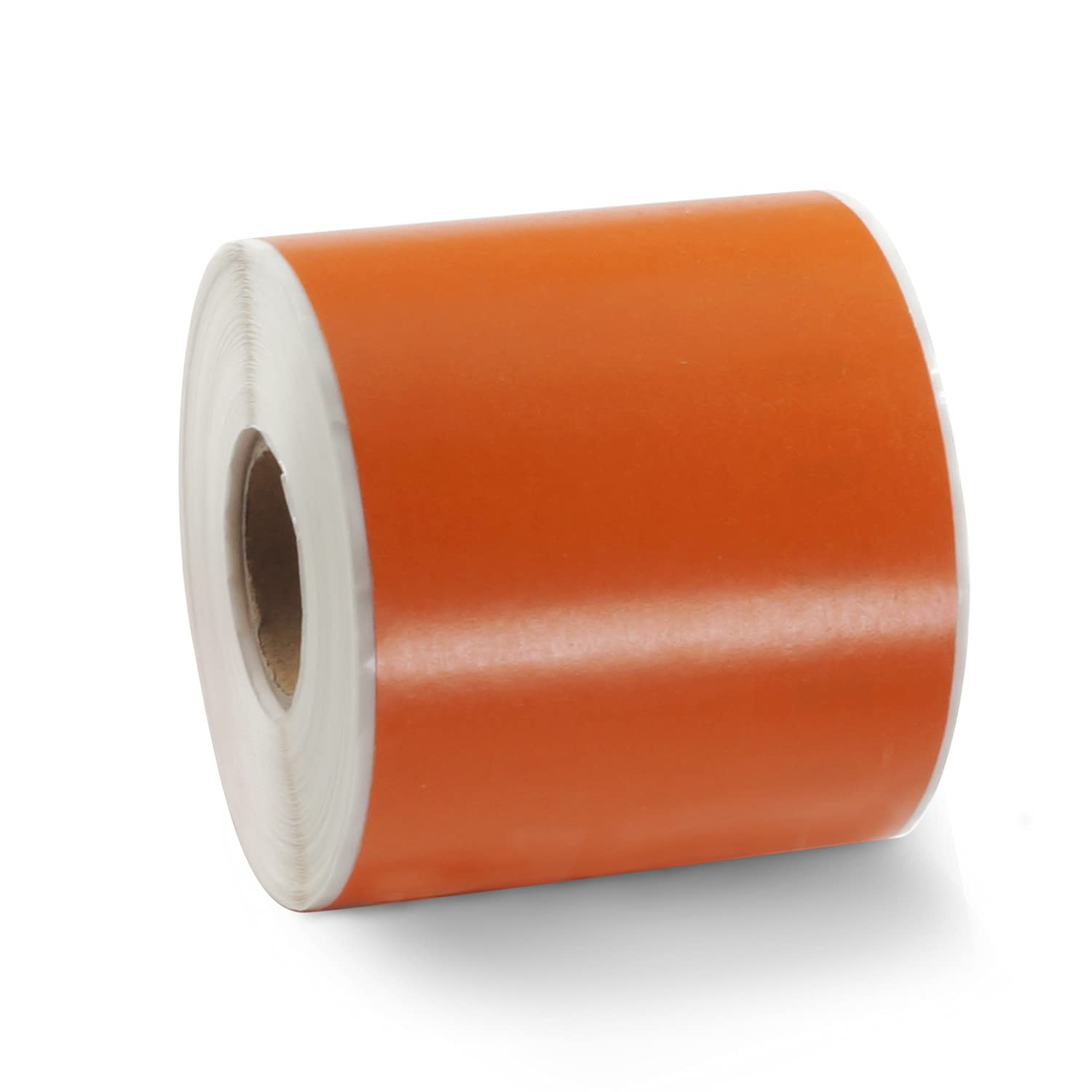 BETCKEY - 1 Roll Orange Lever Arch File Labels Compatible with DYMO 99019(S0722480), 59mm x 190mm, 150 Colored Labels Compatible with DYMO LabelWriter 450, 4XL, NOT Fit 550 or 5XL