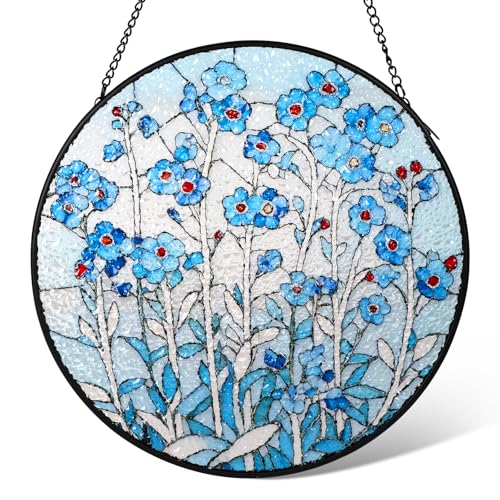 LENGTOUQ Stained Glass Window Hanging Window Suncatcher