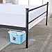 VECELO Metal Bed Frame Platform Mattress Foundation/Box Spring Replacement with Headboard & Footboard, Full, Black