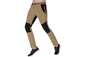 BONDITREKK Men Hiking Pants Water Resistant Lightweight Joggers Cargo Tactical Work Pants for Fishing Climbing Outdoor