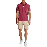 Nautica Men's Short Sleeve Solid Stretch Cotton Pique Polo Shirt