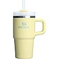 Stanley Quencher H2.0 Tumbler with Handle and Straw 20 oz | Flowstate 3-Position Lid | Cup Holder Compatible for Travel | Insulated Stainless Steel Cup | BPA-Free | Pomelo