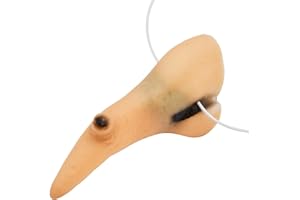 KREYFER Latex Witch Fake Nose Halloween Nose Cosplay Props with Elastic Band Halloween Costume Accessories for Adult Kids Toys Party Supplies