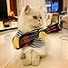 Vevins Pet Cowboy Costume Rocker Guitar Clothes for Small Dog Puppy Cat Halloween Party Christmas Apperal