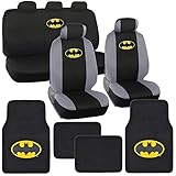 Batman Car Seat Cover Set with Floor Mats