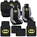 Batman Car Seat Cover Set with Floor Mats
