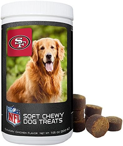 Official NFL License Soft Chewy Dog Treats - 7 oz - Approx 100 Treats